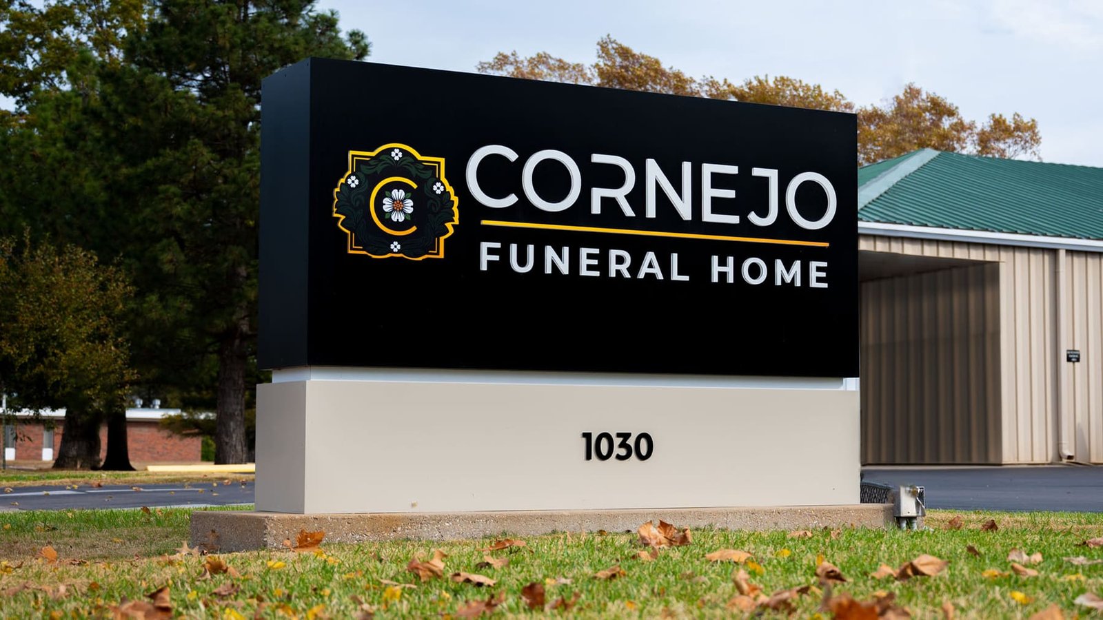Cornejo Funeral Home: monument sign