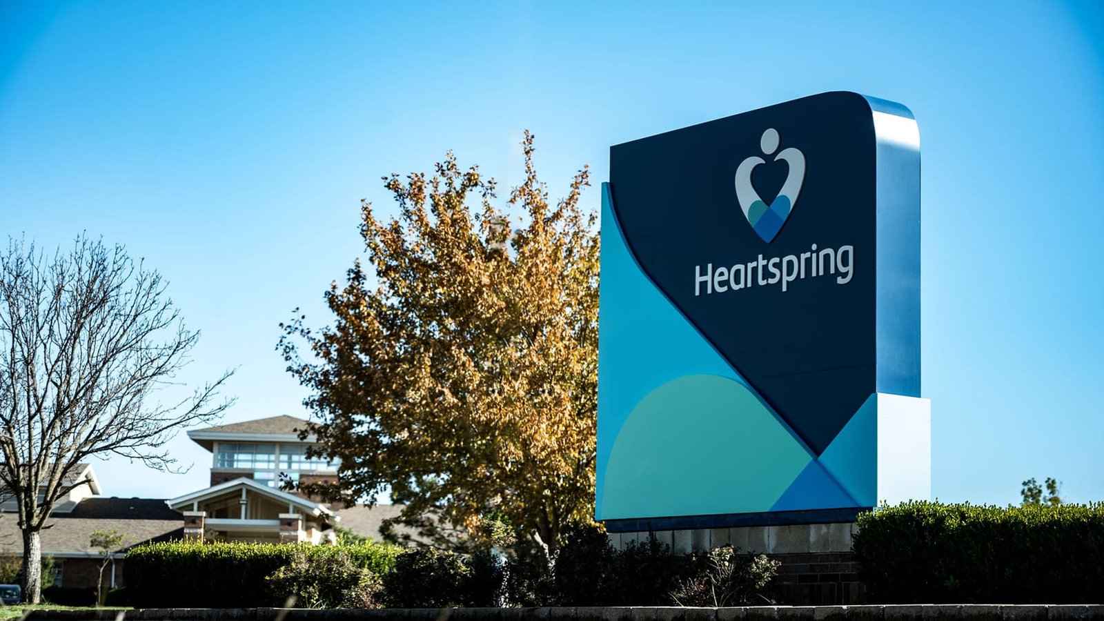 Heartspring: monument sign
