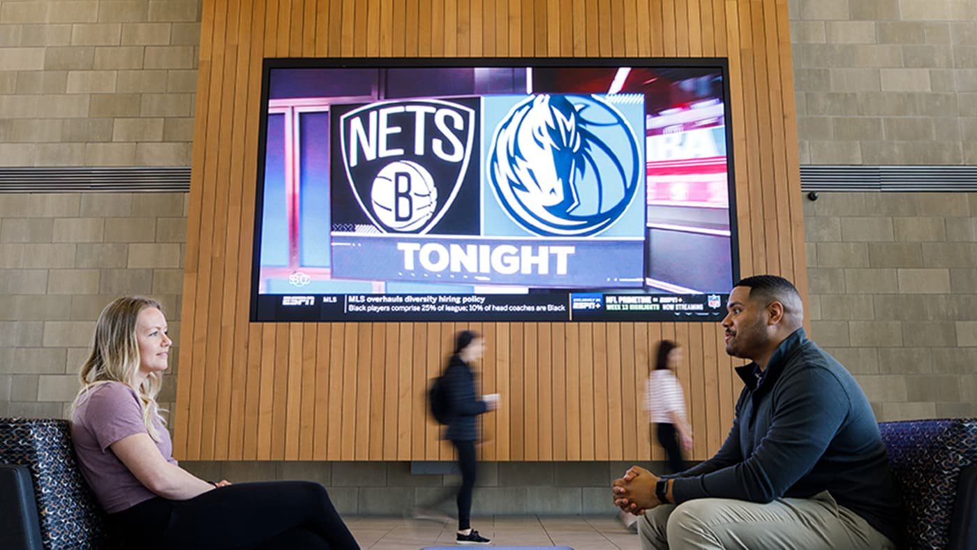 Downtown YMCA: indoor led display